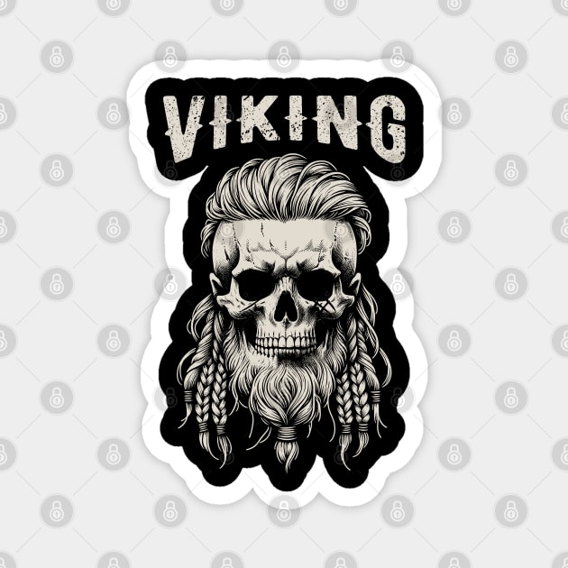 Viking Skull Magnet by Yopi