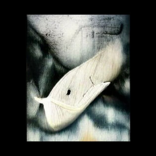 Moby Dick Abstract Painting by 3ric-