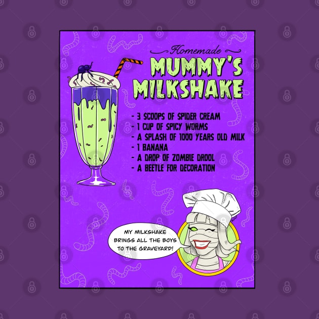 halloween mummy milkshake by kuinif