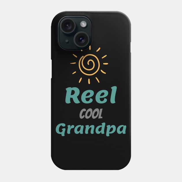 reel cool grandpa Phone Case by Nonlani