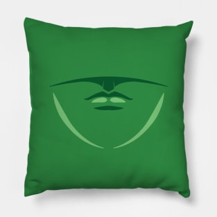 Green Crystal Hero 4 - Transformed! Pillow