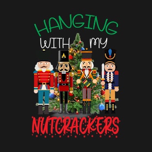 Hanging with My Nutcrackers Squad Christmas Group Matching T-Shirt