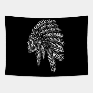 Native skull Tapestry