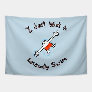 Leisurely Swim Tapestry