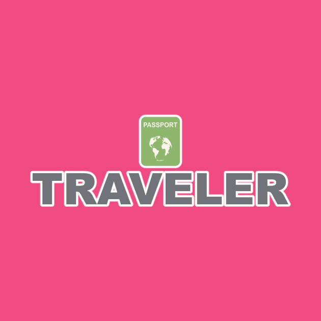 Traveler Jetsetter Globetrotter World Freelancer by Grassroots Green