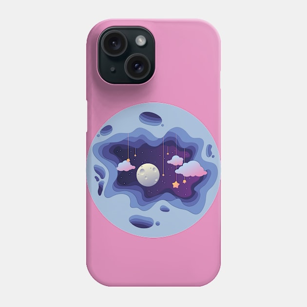Sky Cutout Phone Case by gabdoesdesign