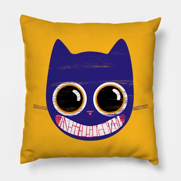 Ete the purplish cat Pillow by Ancsi