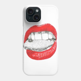 Playful lips Phone Case