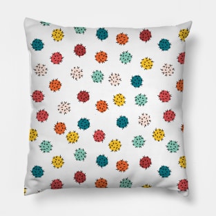 Virus Polka Dots Pillow