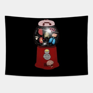 Anatomy Gumball Machine Tapestry