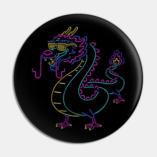 The Neon Dragon Pin