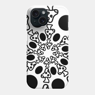 Psychedelic Shroom Fractal Phone Case