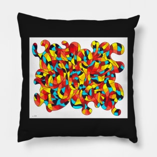 Colorful Chaos Pillow