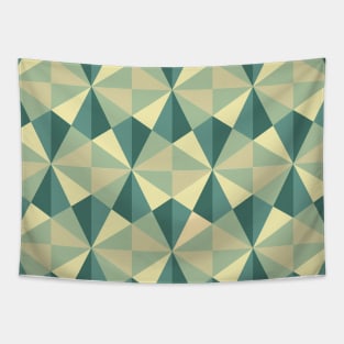 Geometric Polygon Pattern Tapestry