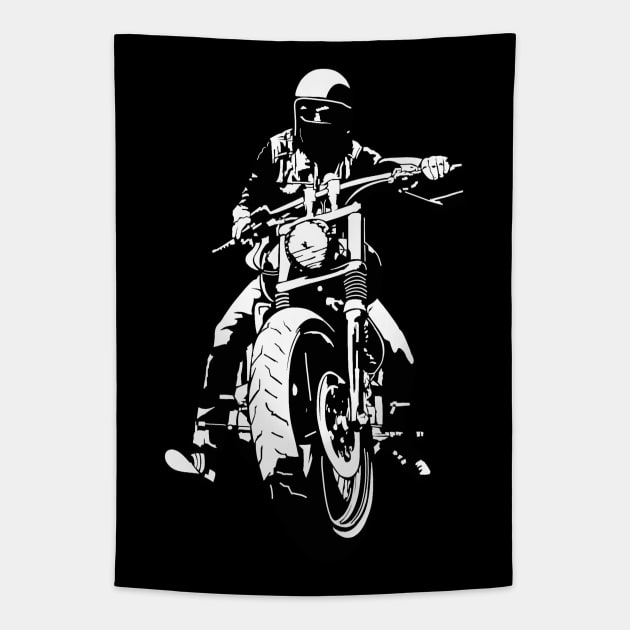 Bike Race Tapestry by FabRonics