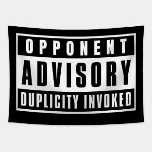 Opponent Advisory Duplicity Invoked | DnD Cleric Class Print Tapestry