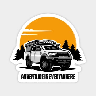 Adventure Is Everywhere - 4WD Camper Magnet
