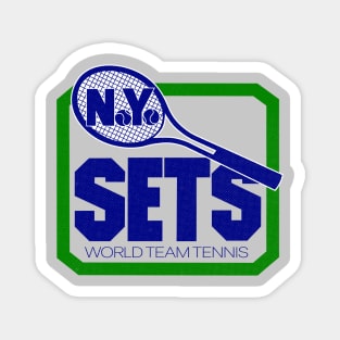 Defunct New York Sets Team Tennis 1974 Magnet