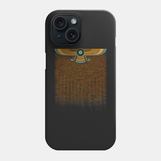 Anunnaki Royal Necklace Phone Case by Dingir ENKI