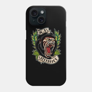 Traditional tattoo 96.4% Silverback Gym Apparel Phone Case