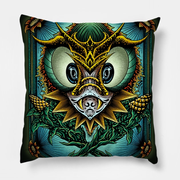 Corn Locust Pillow by nelateni