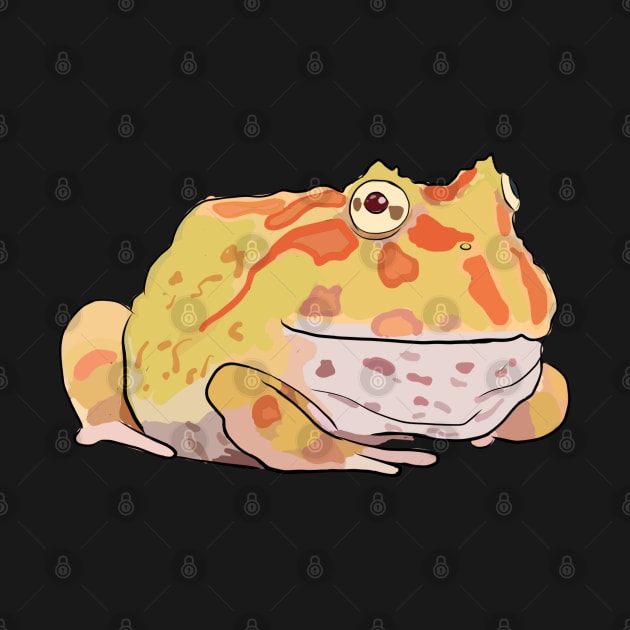 Strawberry Pacman Frog by josierichey