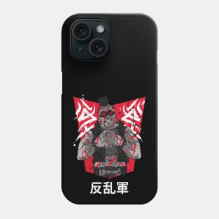 Japanese Rebel Army Martial Arts Fighter Vintage Distressed Design Phone Case