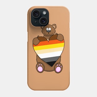 Bear Pride Heart Phone Case