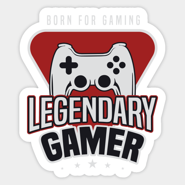 Born To Be Gamer Sticker