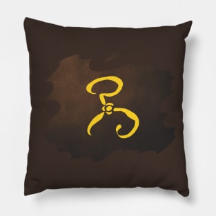 The Yellow Sign Pillow