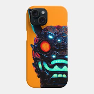 Futuristic Oni Mask Phone Case