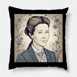 Simone de Beauvoir Pillow