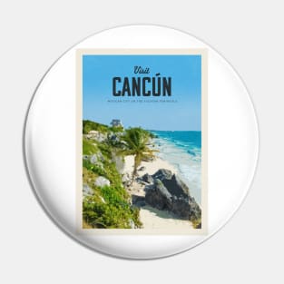 Visit Cancún Pin