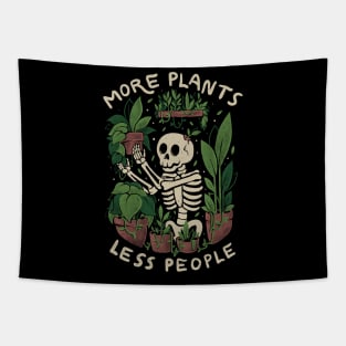 More Plants Less People Tapestry