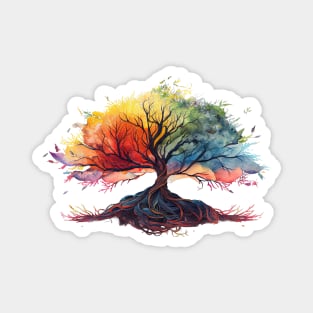 Tree of life watercolors Magnet
