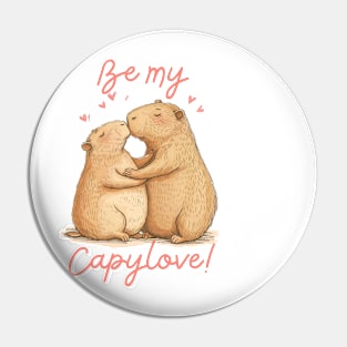 Be my CapyLove Pin