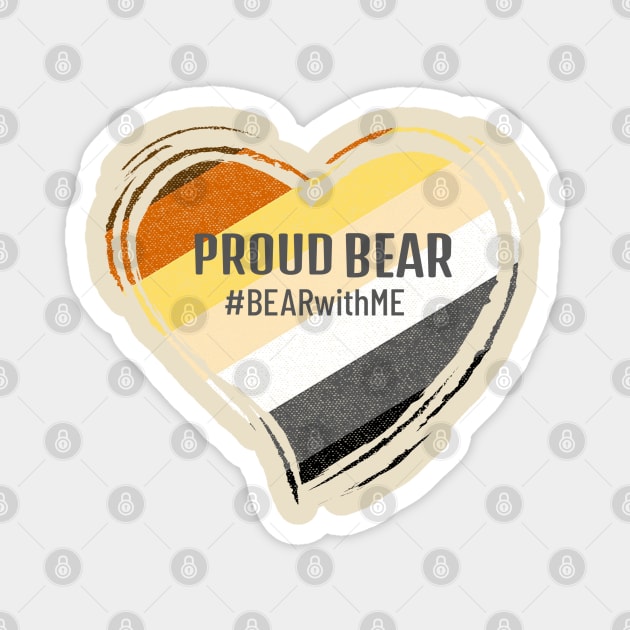 Proud Bear by WOOF SHIRT Magnet by WOOFSHIRT