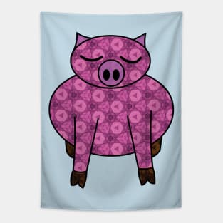 Patterned Pig Tapestry