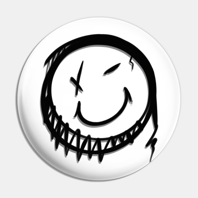 Smile / Broken smile / Emoji - Happy Smile - Pin | TeePublic Smile / Broken smile / Emoji - Happy Smile - Pin | TeePublic