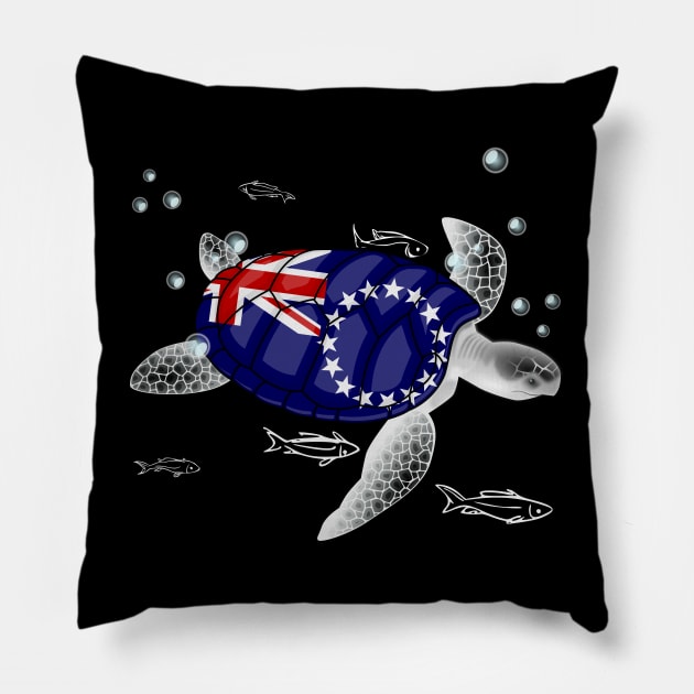 Cook Islands Turtle Pillow by Fusti