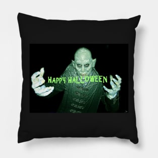 Custom Halloween card Count Dracula Pillow