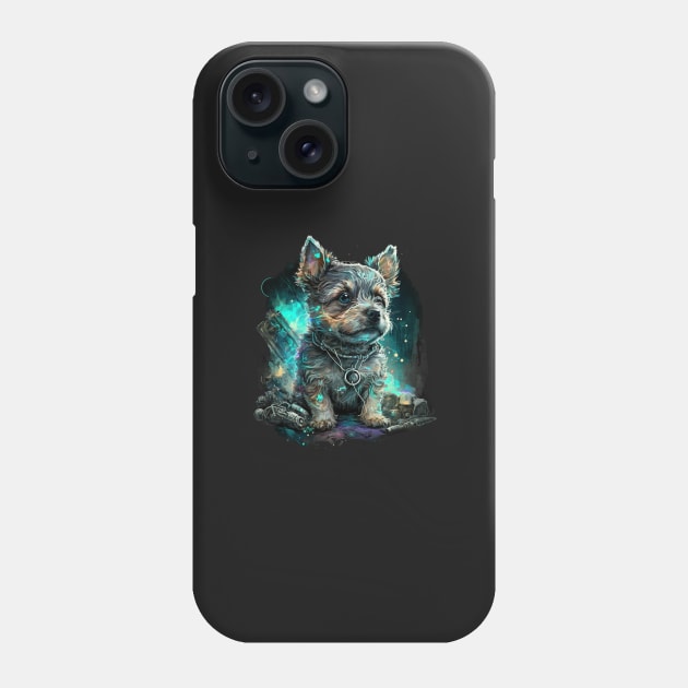 Puppy Terrier doggy dog Phone Case by Buff Geeks Art