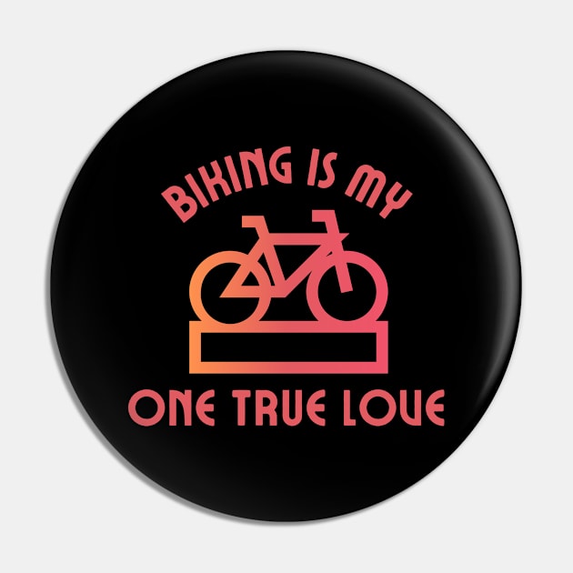 My One True Love: Biking Pin by CreoTibi