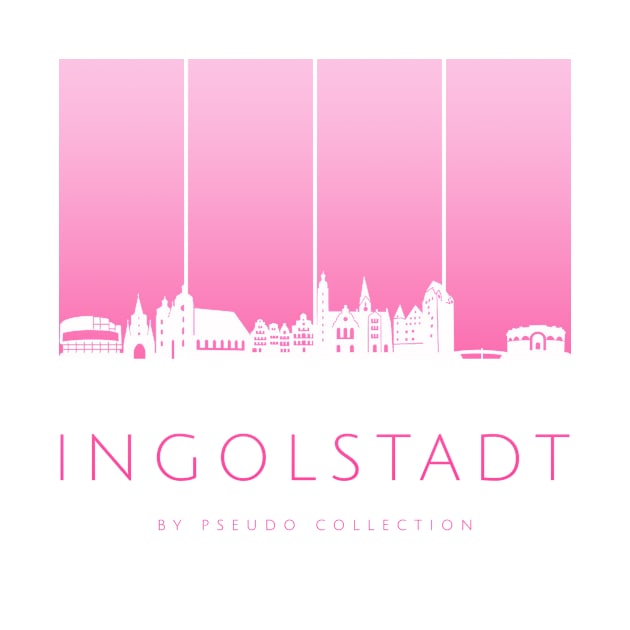 Skyline Ingolstadt Pink by PCollection