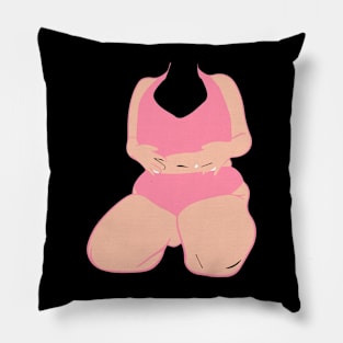 Big Girls So Cute Pink Pillow