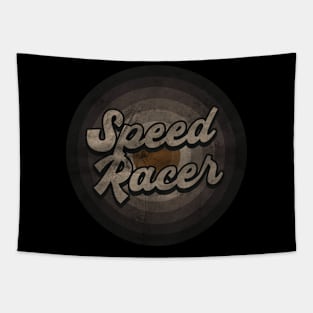 RETRO BLACK WHITE - Speed Racer Tapestry