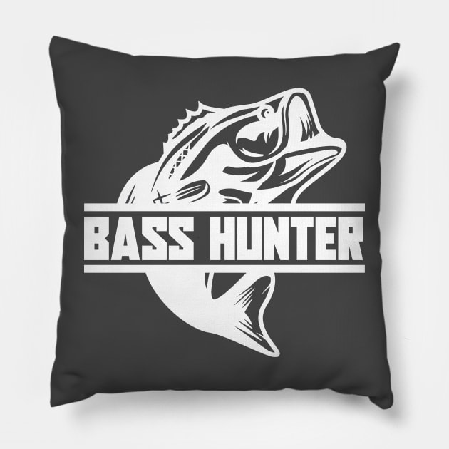 Bass Hunter Pillow by DNT Designs