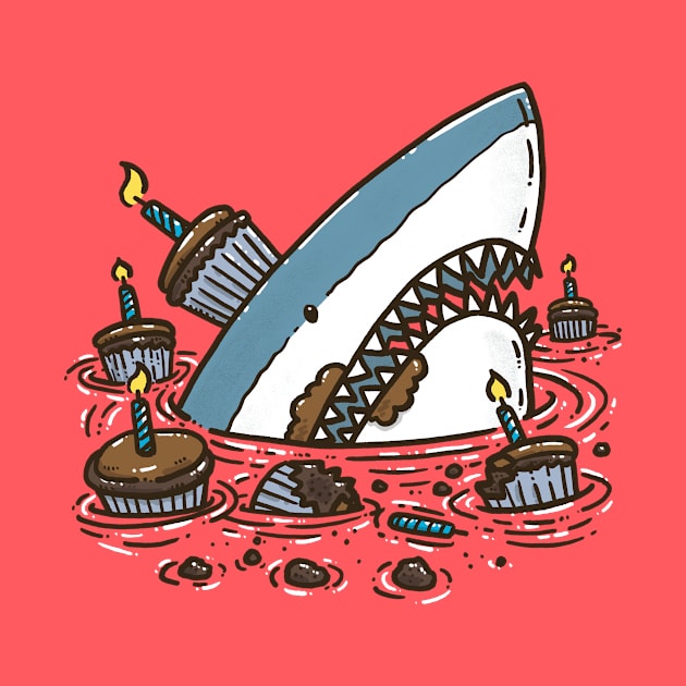 Cupcake Destruction Shark by nickv47