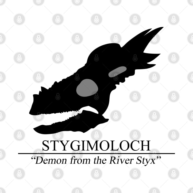 Stygimoloch Skull by SakuraDragon