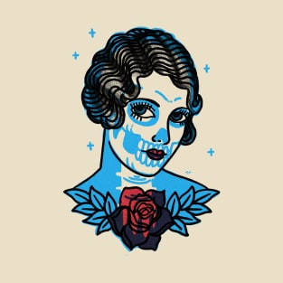 Lady Rose Day of the Dead T-Shirt